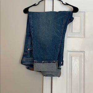 Used Madewell Boyfriend Crop Jeans